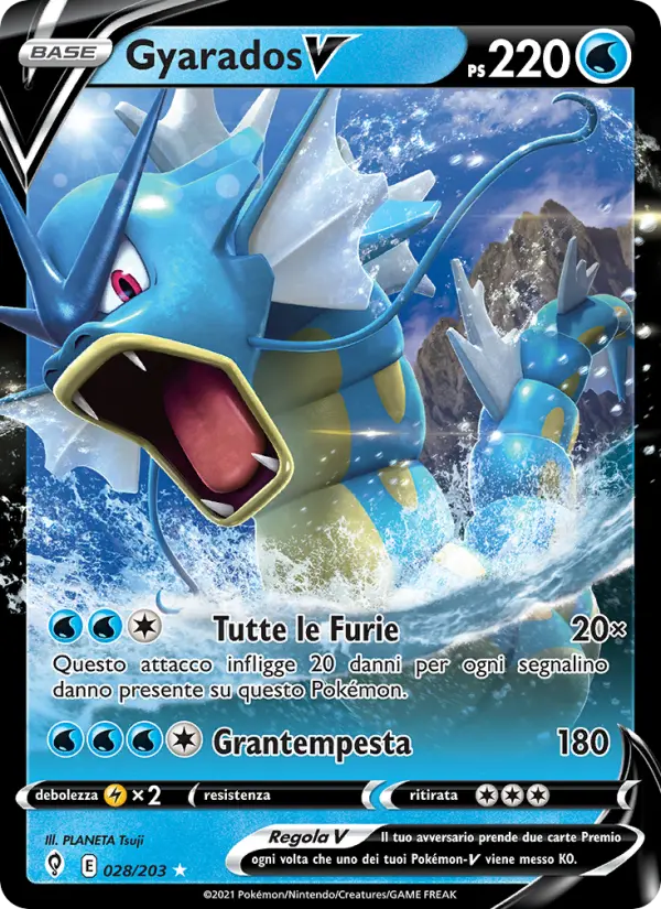 Gyarados V #028 — Evoluzioni Eteree