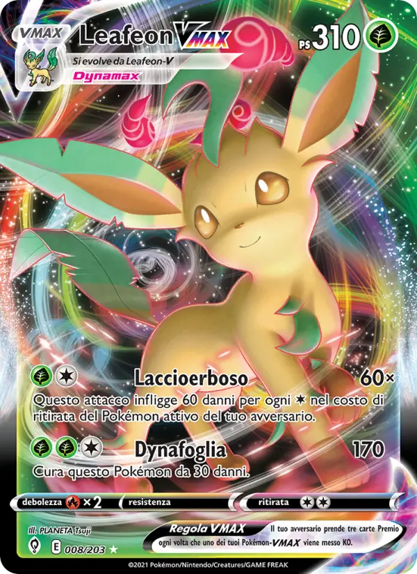 Leafeon VMAX #008