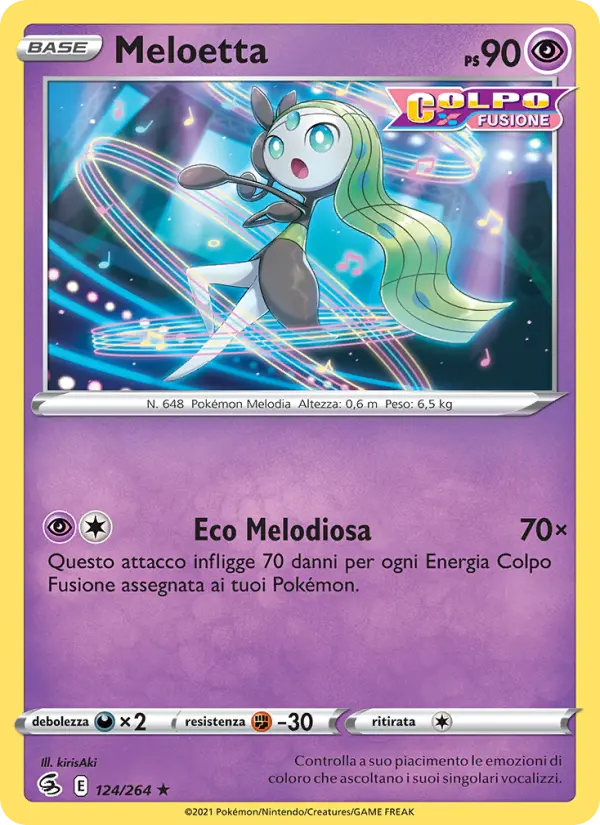 Meloetta #124 — Colpo Fusione