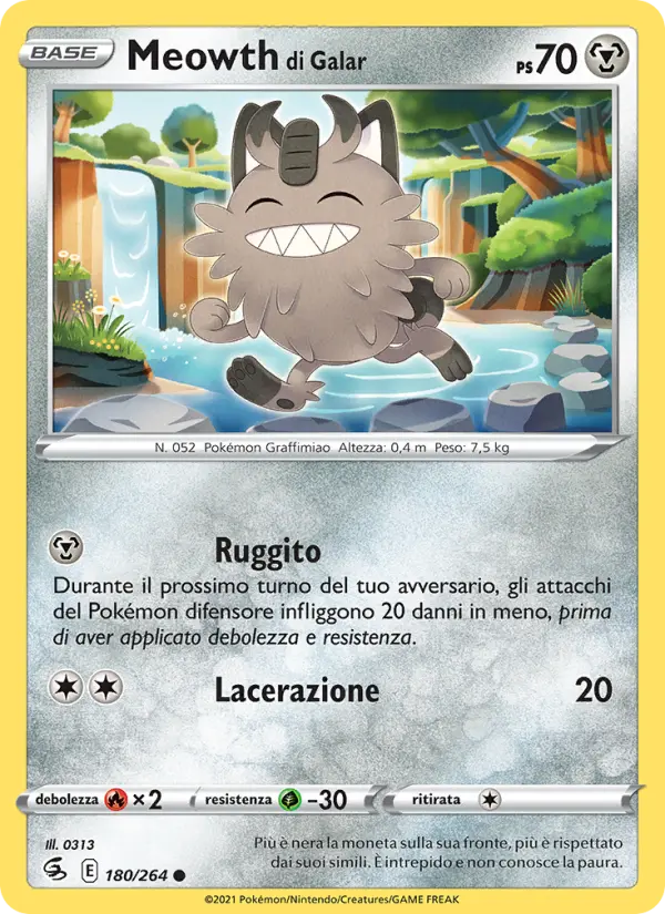 Meowth di Galar #180
