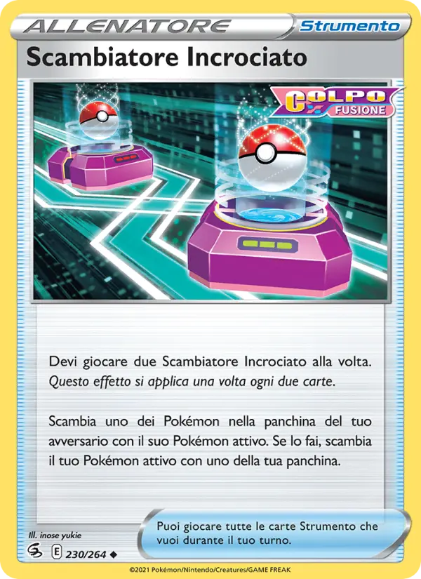 Scambiatore Incrociato #230 — Colpo Fusione (Reverse Holo)