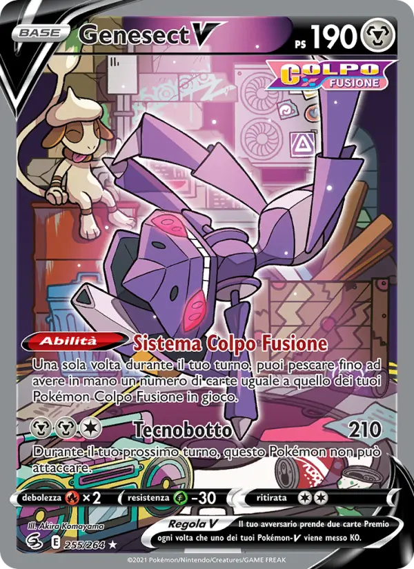 Genesect V #255 — Colpo Fusione