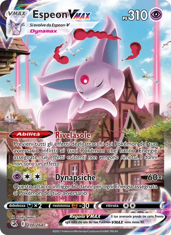 Espeon VMAX #270 — Colpo Fusione