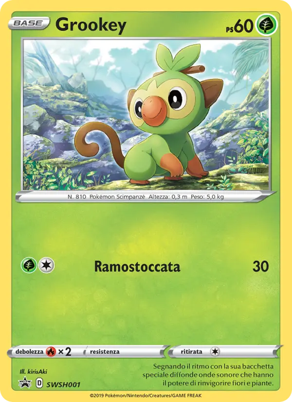Grookey #001
