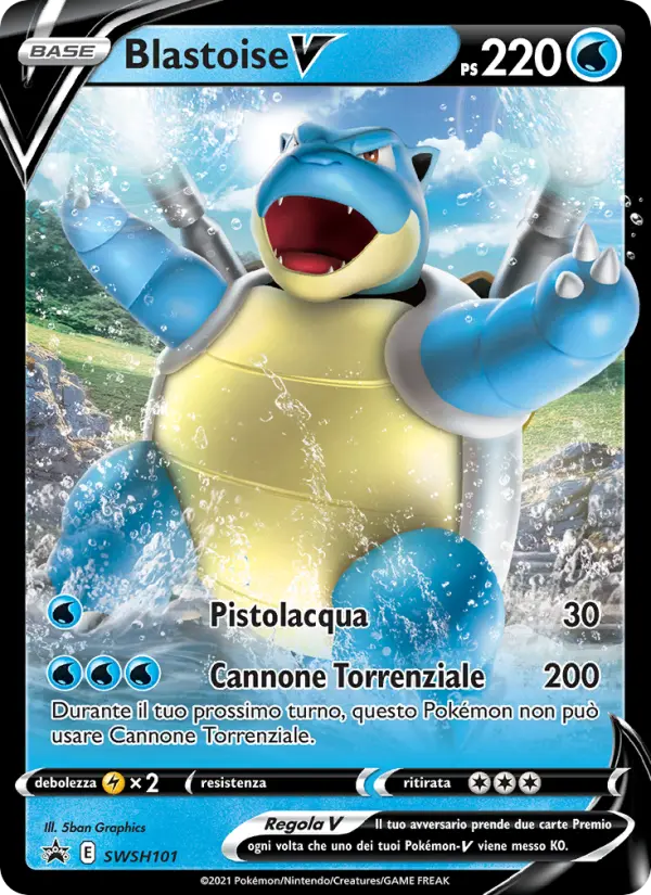 Blastoise V #101 — SPSC Promo