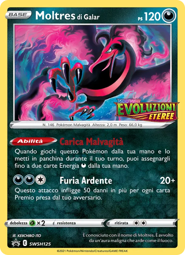 Moltres di Galar #125