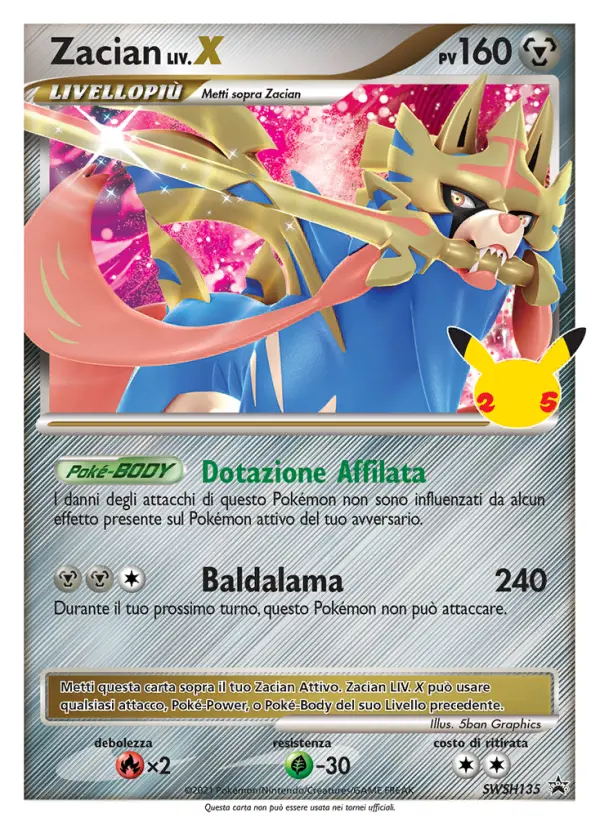 Zacian #135