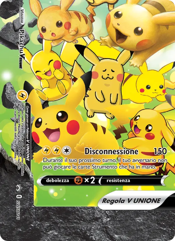 Pikachu V UNIONE #141