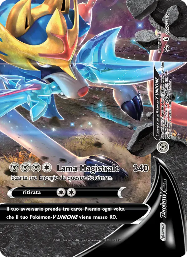 Zacian V UNIONE #166 — SPSC Promo
