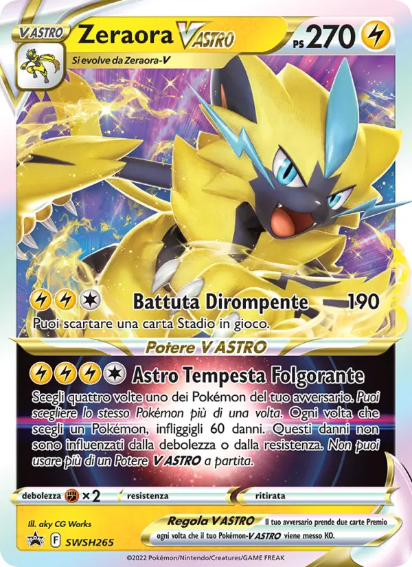Zeraora V ASTRO #265 — SPSC Promo