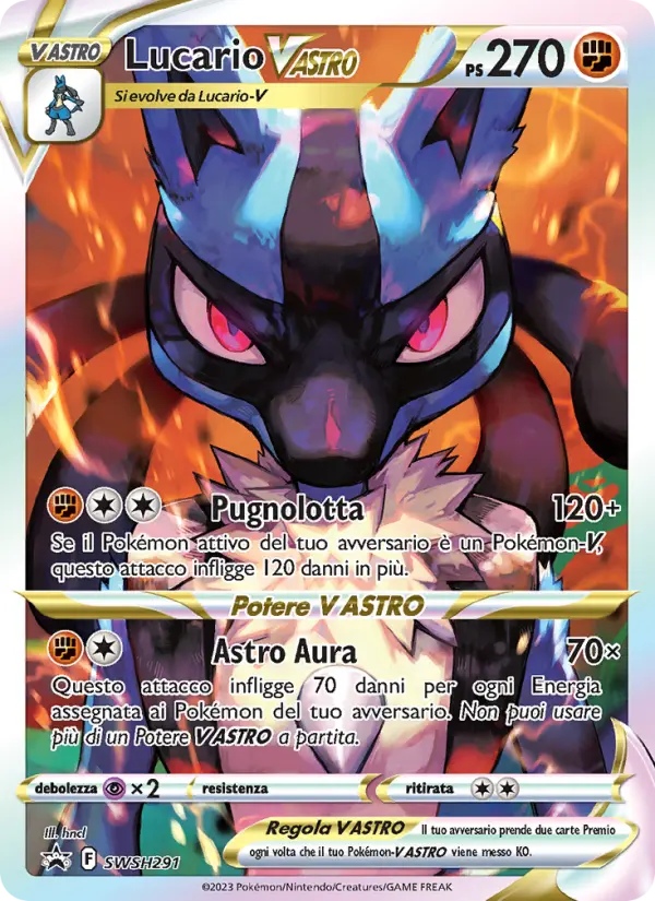 Lucario V ASTRO #291 — SPSC Promo
