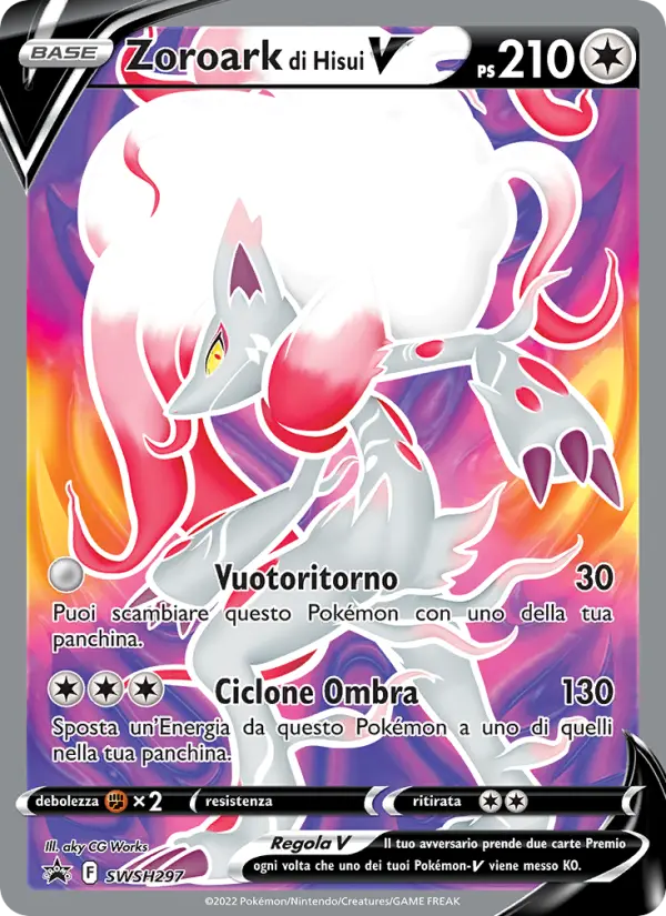 Zoroark di Hisui V #297