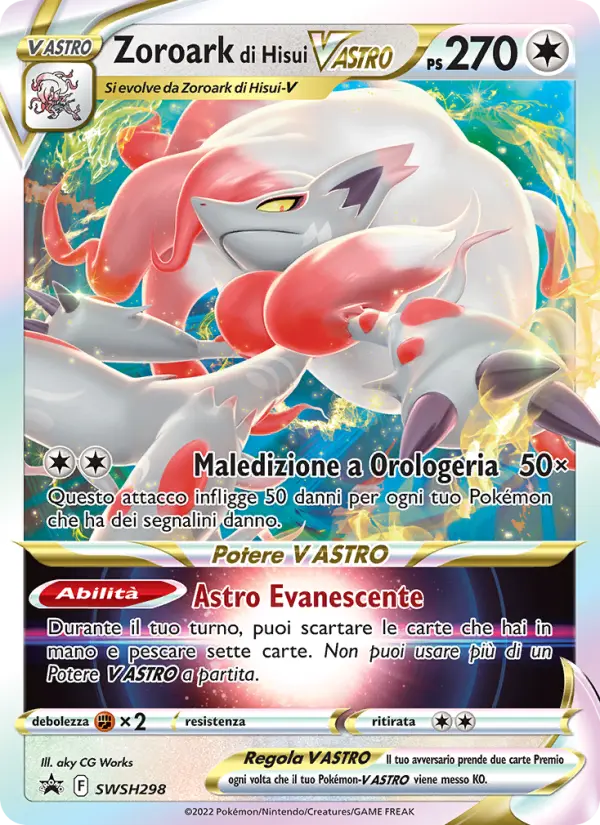 Zoroark di Hisui V ASTRO #298 — SPSC Promo