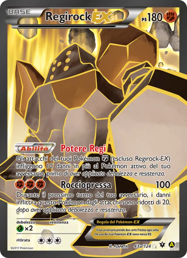 Regirock EX #43