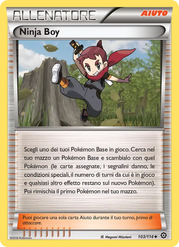 Ninja Boy #103 — Vapori Accesi (Reverse Holo)