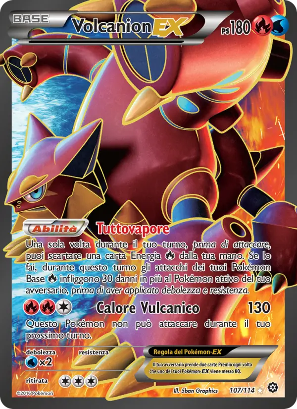 Volcanion EX #107