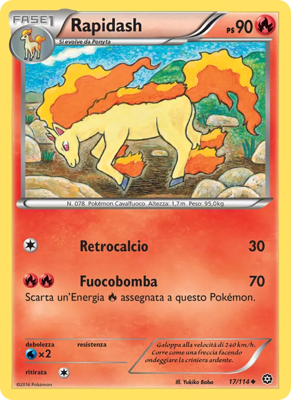 Rapidash #17 — Vapori Accesi