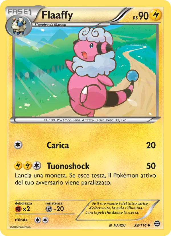 Flaaffy #39 — Vapori Accesi (Reverse Holo)