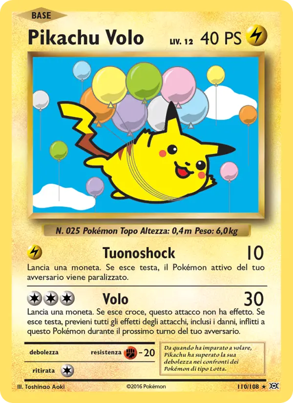 Flying Pikachu #110
