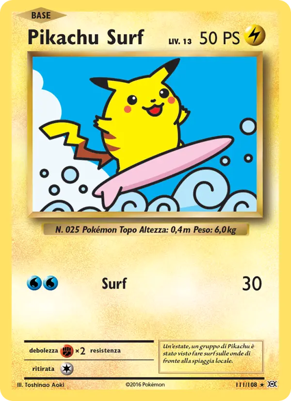 Surfing Pikachu #111