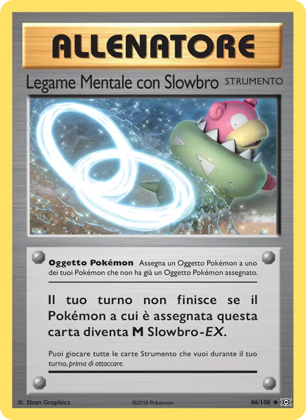 Legame Mentale con Slowbro #86 — Evoluzioni (Reverse Holo)