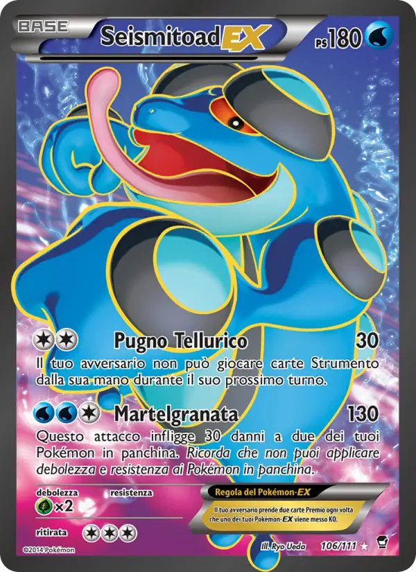 Seismitoad EX #106