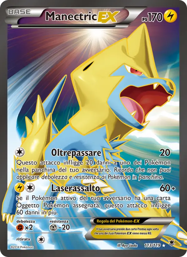 Manectric EX #113