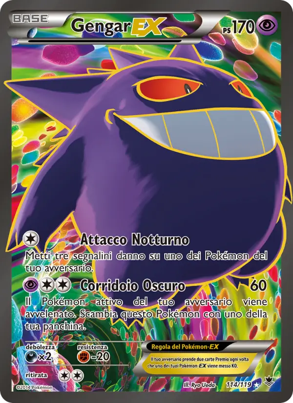 Gengar EX #114 — Forze Spettrali