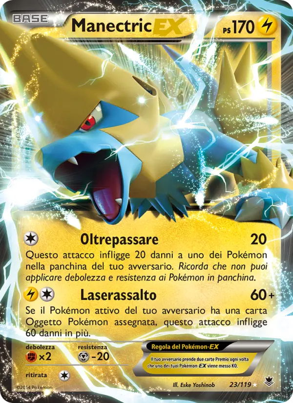 Manectric EX #23