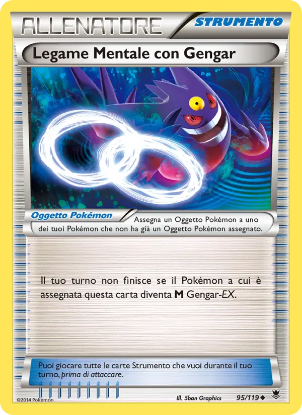Legame Mentale con Gengar #95 — Forze Spettrali (Reverse Holo)