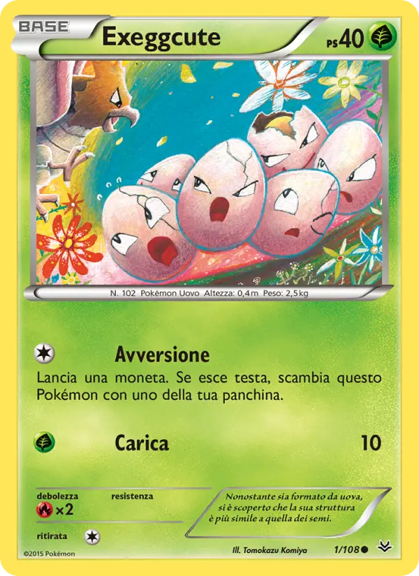 Exeggcute #1 — Furie Volanti