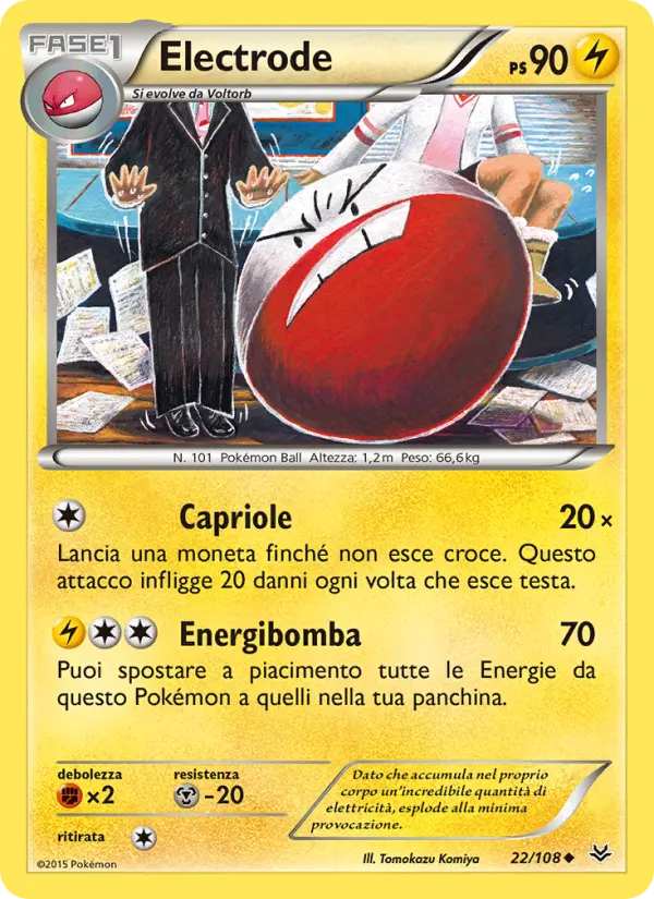 Electrode #22 — Furie Volanti (Reverse Holo)