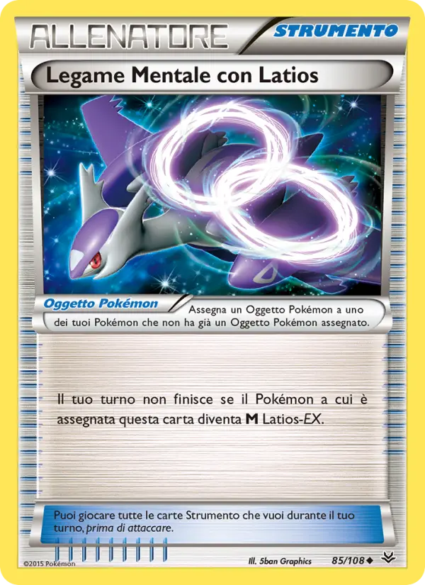 Legame Mentale con Latios #85 — Furie Volanti (Reverse Holo)