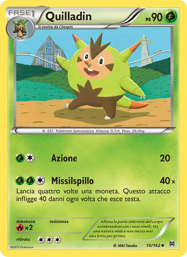 Quilladin #10 — Turbo Blitz (Reverse Holo)