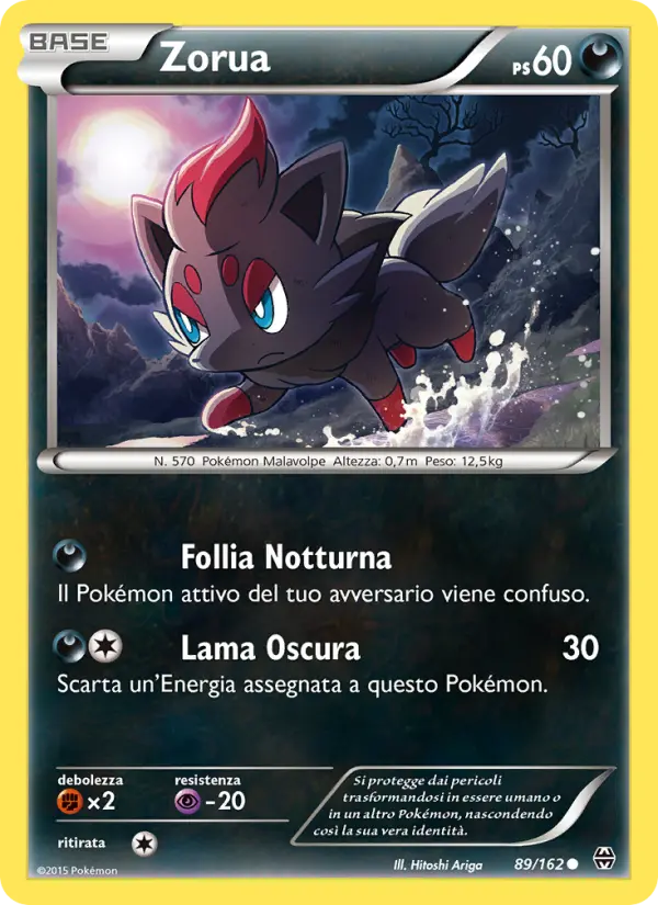 Zorua #89 — Turbo Blitz (Reverse Holo)