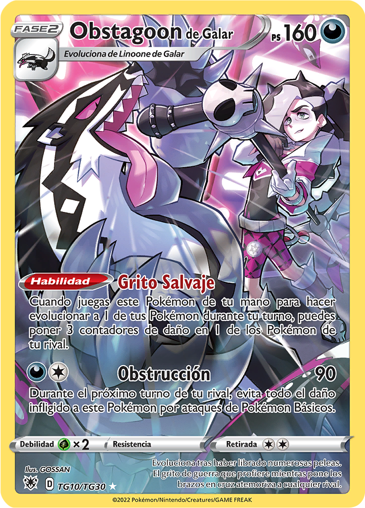 Obstagoon de Galar #TG10
