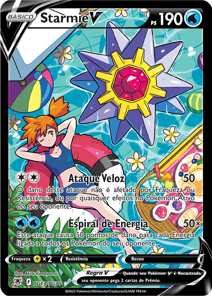 Starmie V #TG13 — Estrelas Radiantes