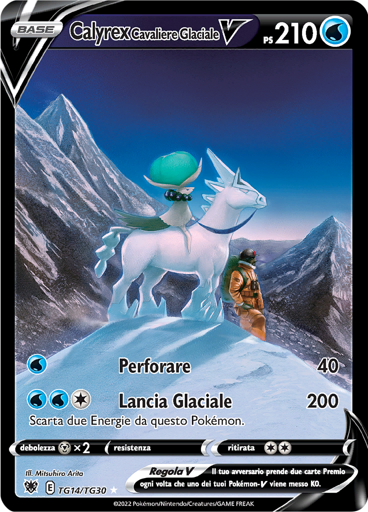 Calyrex Cavaliere Glaciale V #TG14