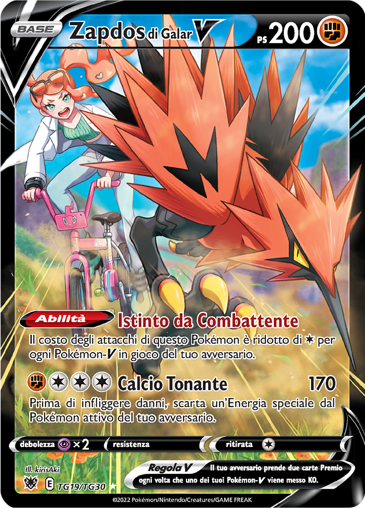 Zapdos di Galar V #TG19