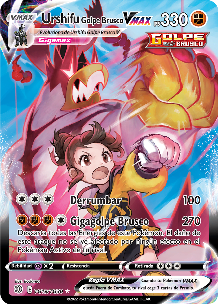 Urshifu Golpe Brusco VMAX #TG19