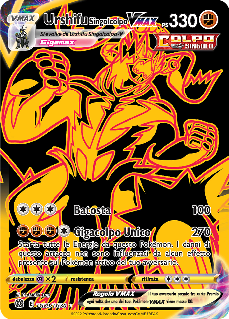 Urshifu Singolcolpo VMAX #TG29