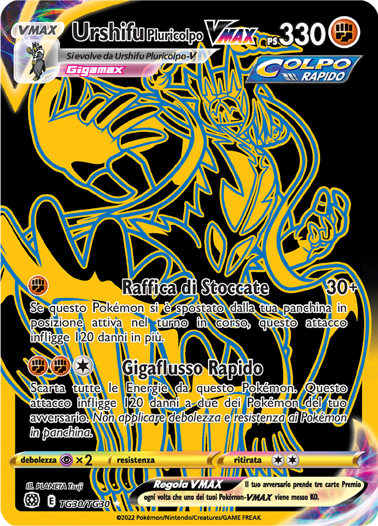 Urshifu Pluricolpo VMAX #TG30