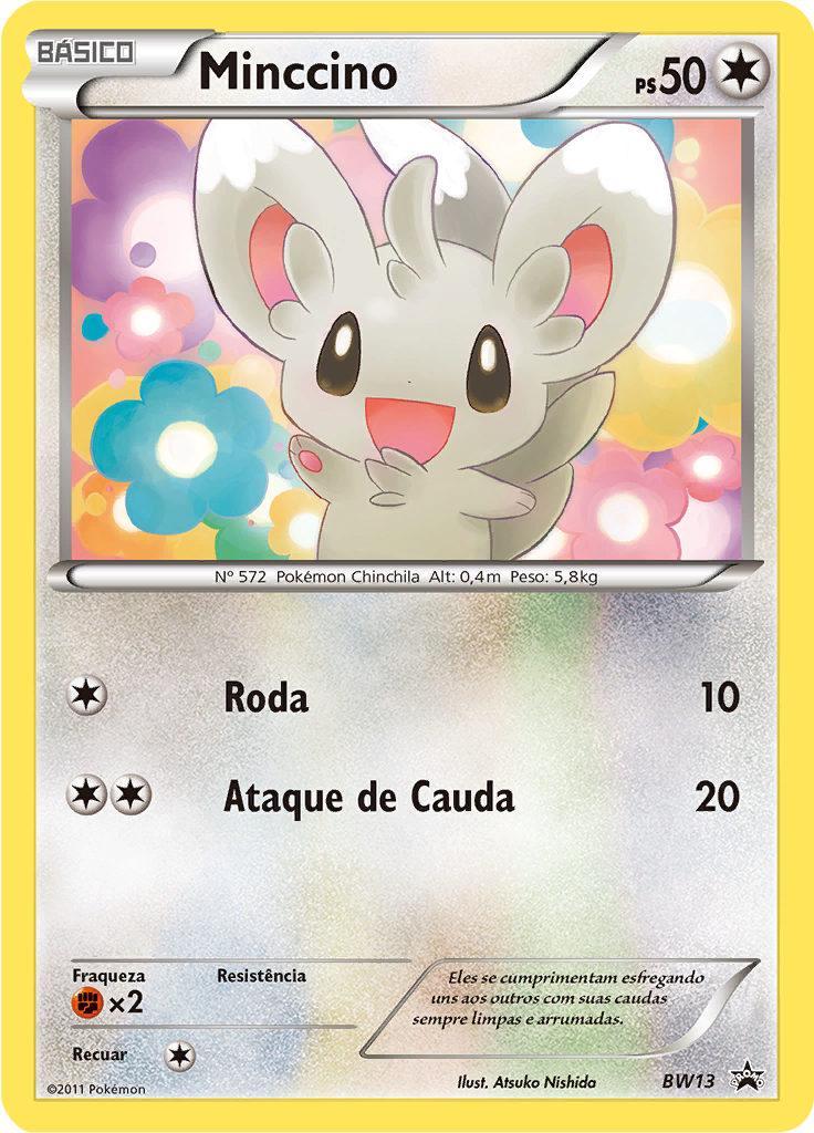 Minccino #13 — BW Black Star Promos