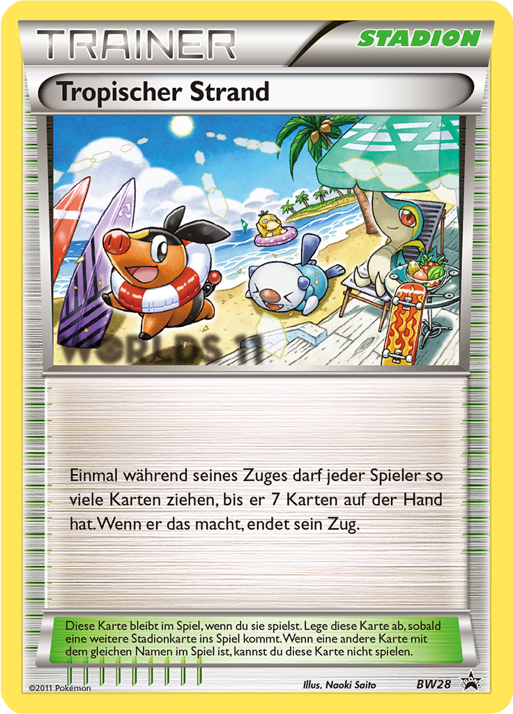 Tropical Beach #28 — SW Promokarten