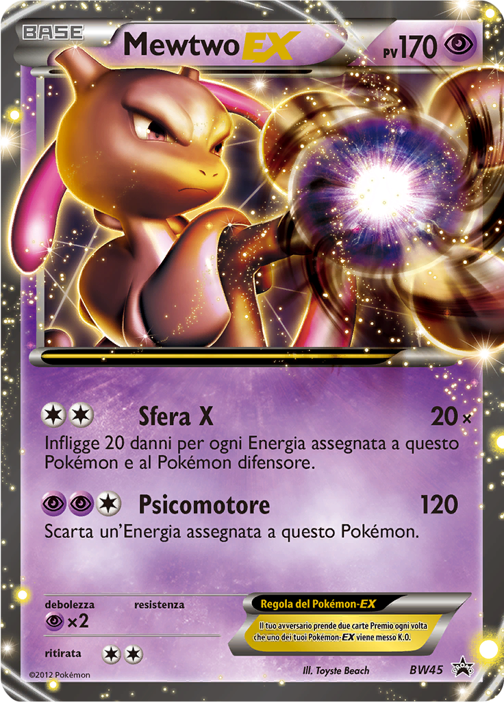 Mewtwo EX #45 — NB Promo