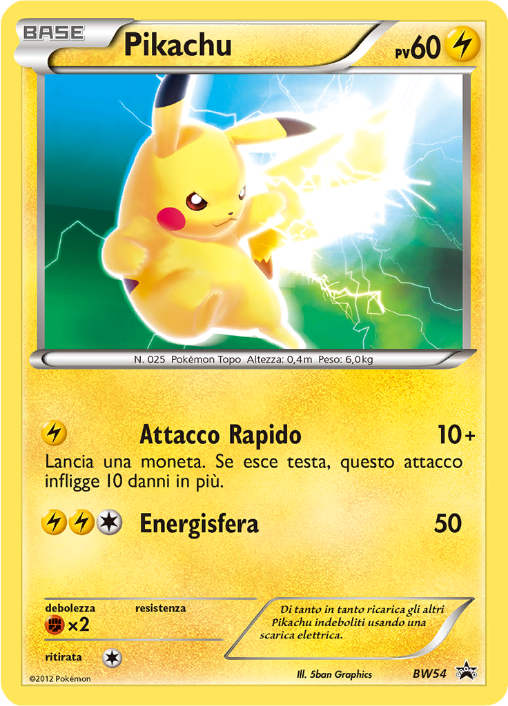Pikachu #54 — NB Promo