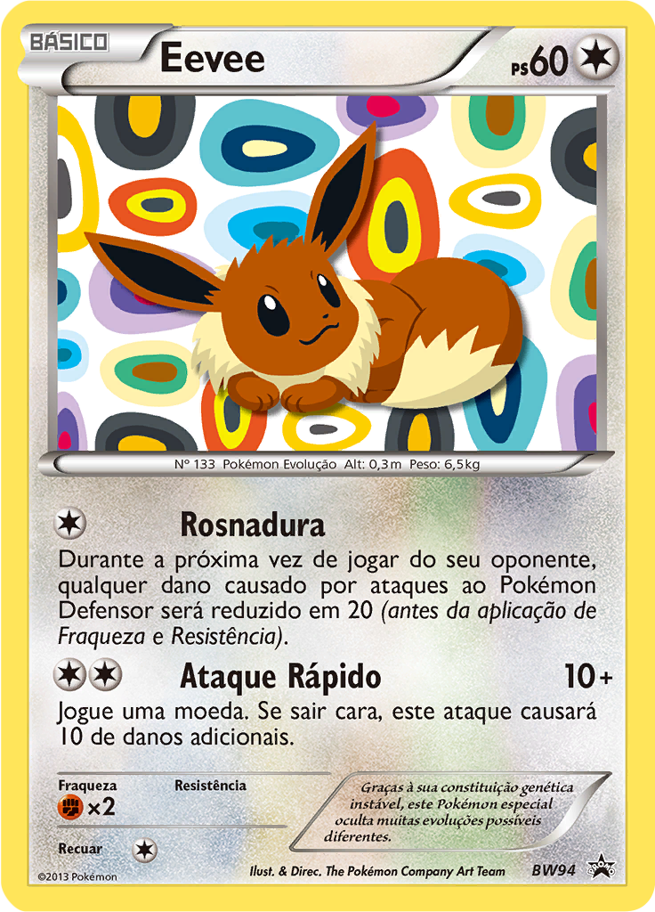 Eevee #94 — BW Black Star Promos