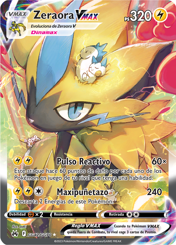 Zeraora VMAX #GG42 — Cenit Supremo