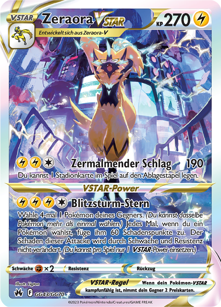 Zeraora VSTAR #GG43