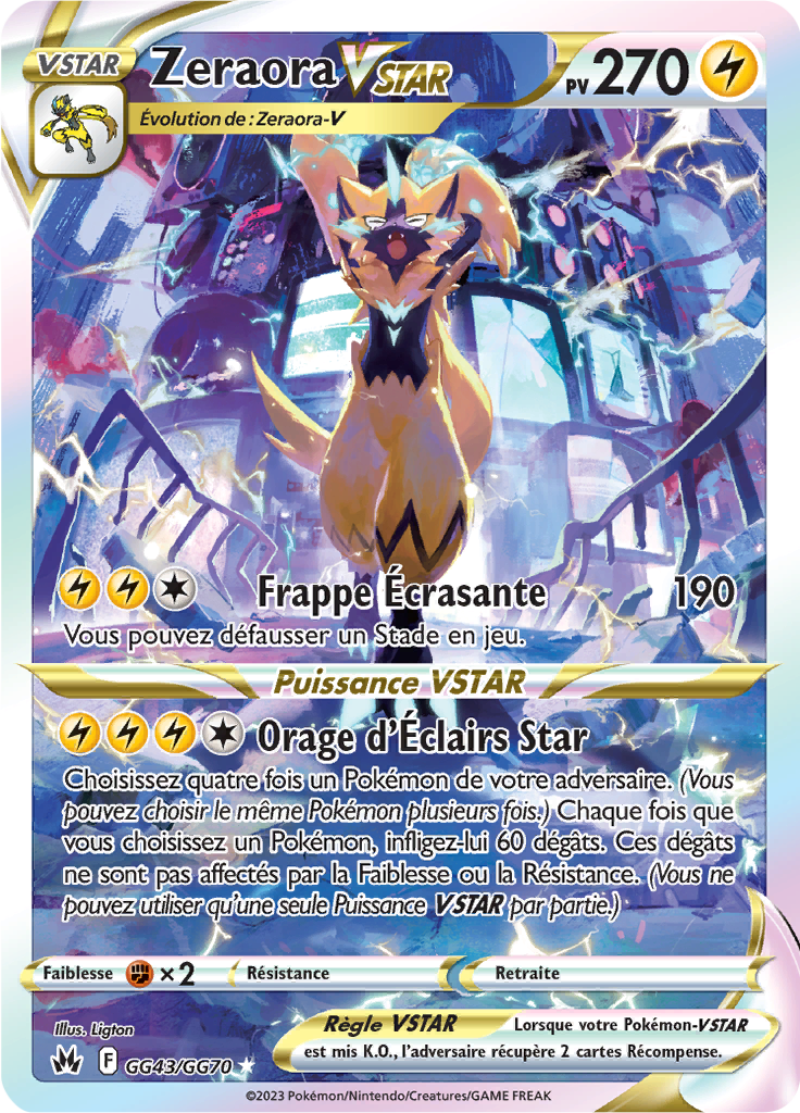Zeraora VSTAR #GG43